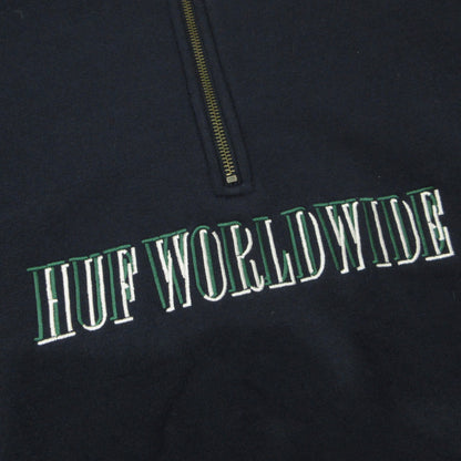 HUF | ハフ ハーフジップ スウェット ネイビー サイズ：M【三重本店】