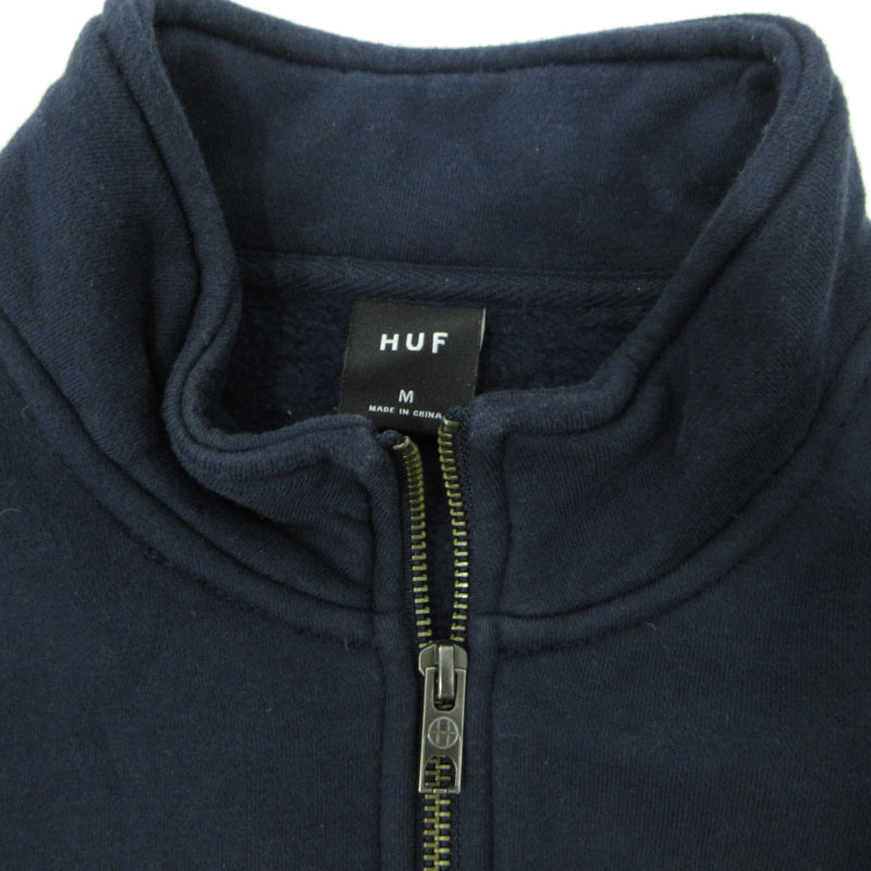 HUF | ハフ ハーフジップ スウェット ネイビー サイズ：M【三重本店】