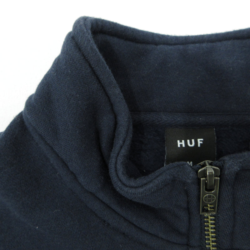 HUF | ハフ ハーフジップ スウェット ネイビー サイズ：M【三重本店】