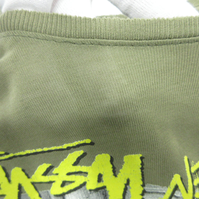 STUSSY | ステューシー beastie boys NYクルーネック 半袖Ｔシャツ カーキグリーン サイズ：L【三重本店】