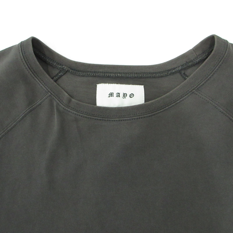 CROSS Embroidery ラグランロングスリーブ 長袖Ｔシャツ 23MYF-LT11 グレー サイズ：L【三重本店】