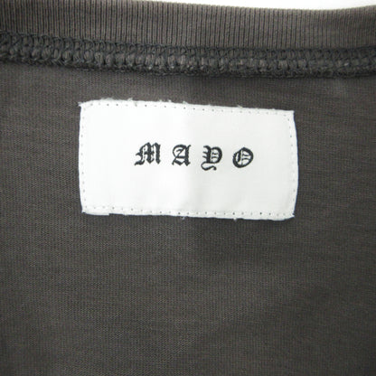 CROSS Embroidery ラグランロングスリーブ 長袖Ｔシャツ 23MYF-LT11 グレー サイズ：L【三重本店】