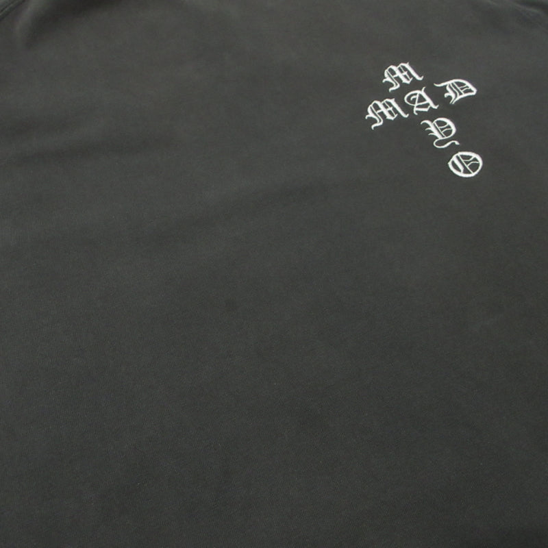 CROSS Embroidery ラグランロングスリーブ 長袖Ｔシャツ 23MYF-LT11 グレー サイズ：L【三重本店】