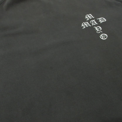 CROSS Embroidery ラグランロングスリーブ 長袖Ｔシャツ 23MYF-LT11 グレー サイズ：L【三重本店】