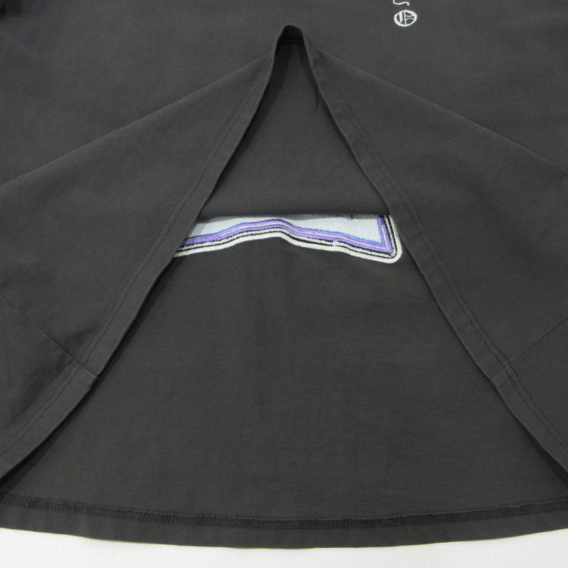 CROSS Embroidery ラグランロングスリーブ 長袖Ｔシャツ 23MYF-LT11 グレー サイズ：L【三重本店】