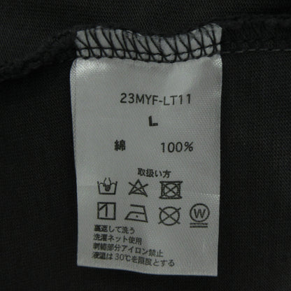 CROSS Embroidery ラグランロングスリーブ 長袖Ｔシャツ 23MYF-LT11 グレー サイズ：L【三重本店】