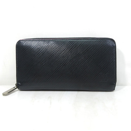 LOUIS VUITTON | ルイ・ヴィトン エピ ジッピーウォレット / ラウンドファスナー 長財布 M64838 ブラック×ピンク系【三重本店】