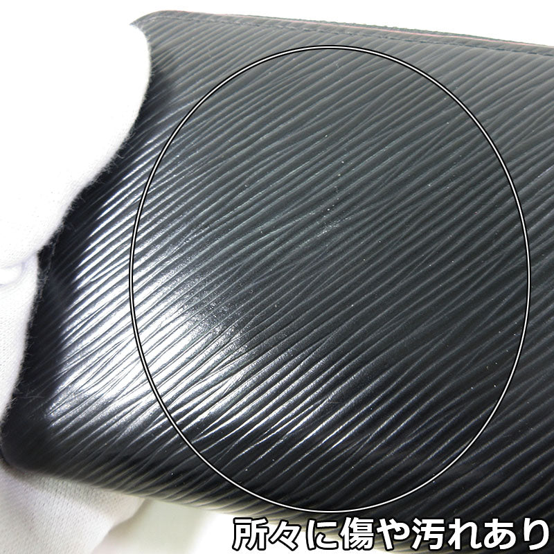 LOUIS VUITTON | ルイ・ヴィトン エピ ジッピーウォレット / ラウンドファスナー 長財布 M64838 ブラック×ピンク系【三重本店】