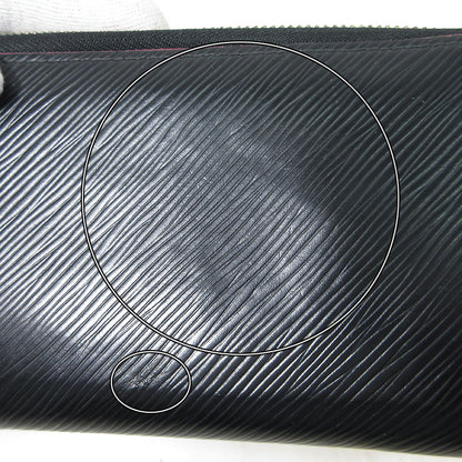 LOUIS VUITTON | ルイ・ヴィトン エピ ジッピーウォレット / ラウンドファスナー 長財布 M64838 ブラック×ピンク系【三重本店】