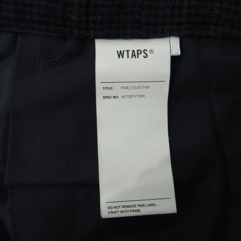 W)TAPS | ダブルタップス WRKT2002 / TROUSERS パンツ 242TQDT-PTM06 ネイビー サイズ：3【三重本店】