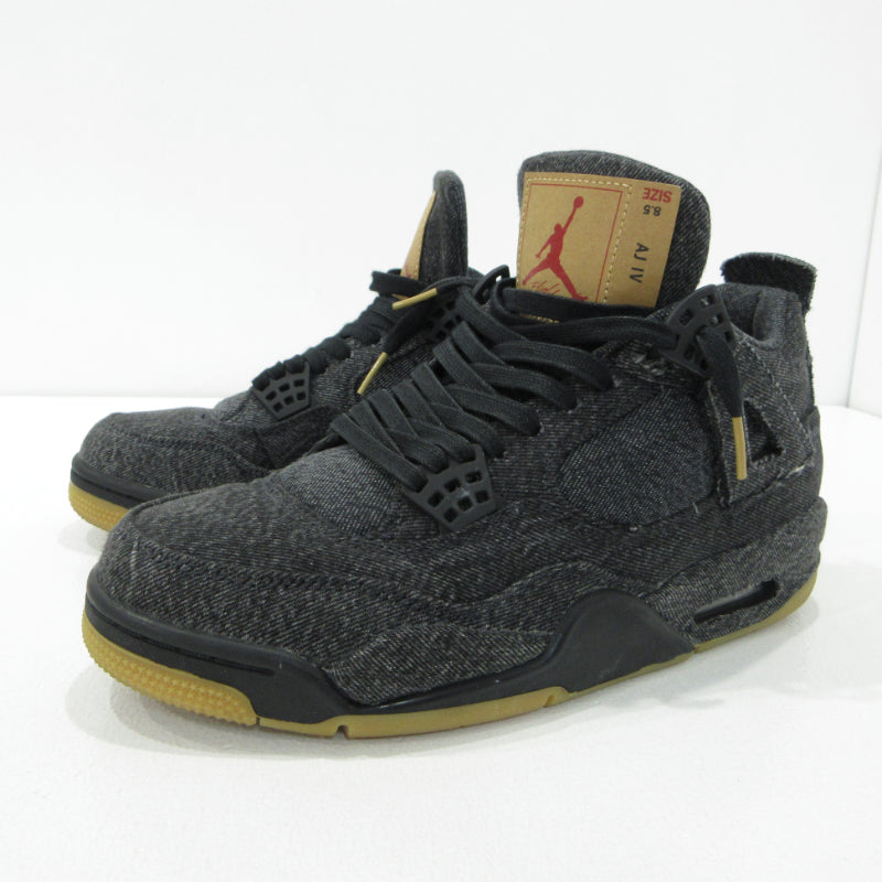 NIKE | ナイキ AIR JORDAN 4 RETRO LEVIS NRG LEVIS エアジョーダン4 レトロ リーバイス スニーカー AO2571-001 ブラック 26.5cm【三重本店】