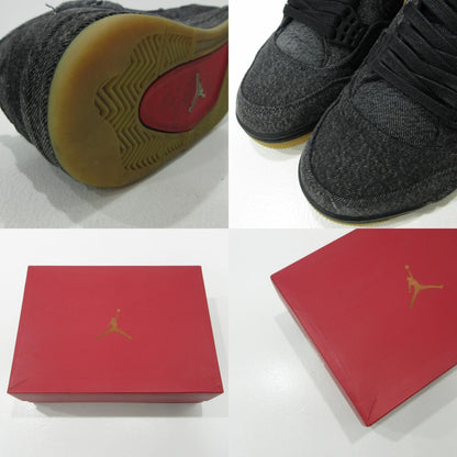 NIKE | ナイキ AIR JORDAN 4 RETRO LEVIS NRG LEVIS エアジョーダン4 レトロ リーバイス スニーカー AO2571-001 ブラック 26.5cm【三重本店】