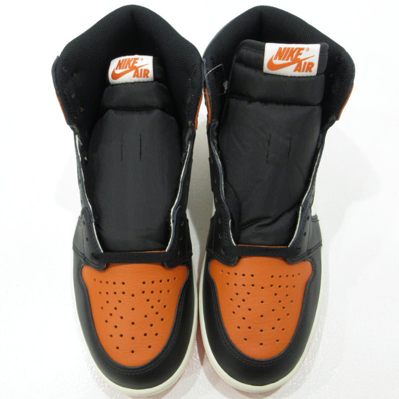 NIKE | ナイキ AIR JORDAN 1 RETRO HIGH OG SHATTERED BACKBOARD 2025 エアジョーダン 1 レトロ ハイ オリジナル シャッタード バックボード 2025 スニーカー DZ5485-008 オレンジ 27.5cm【三重本店】