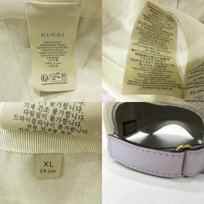 GUCCI | グッチ キャップ 735011・601491 パープル サイズ：XL【三重本店】