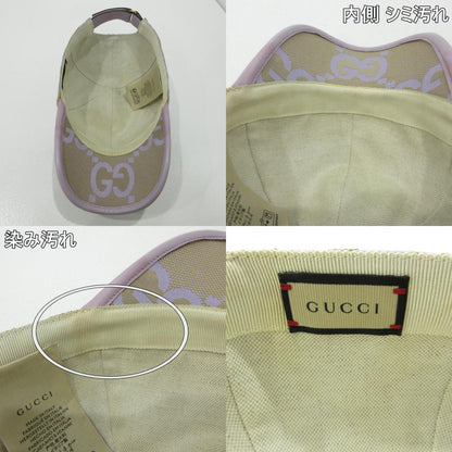 GUCCI | グッチ キャップ 735011・601491 パープル サイズ：XL【三重本店】