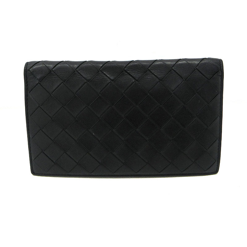 BOTTEGA VENETA | ボッテガヴェネタ 二つ折り 長財布 ブラック【三重本店】