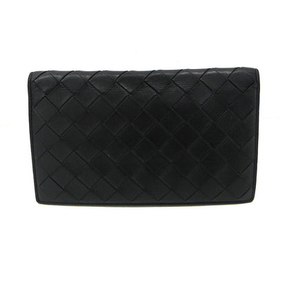 BOTTEGA VENETA | ボッテガヴェネタ 二つ折り 長財布 ブラック【三重本店】