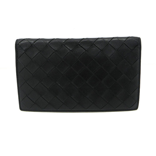 BOTTEGA VENETA | ボッテガヴェネタ 二つ折り 長財布 ブラック【三重本店】