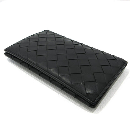 BOTTEGA VENETA | ボッテガヴェネタ 二つ折り 長財布 ブラック【三重本店】