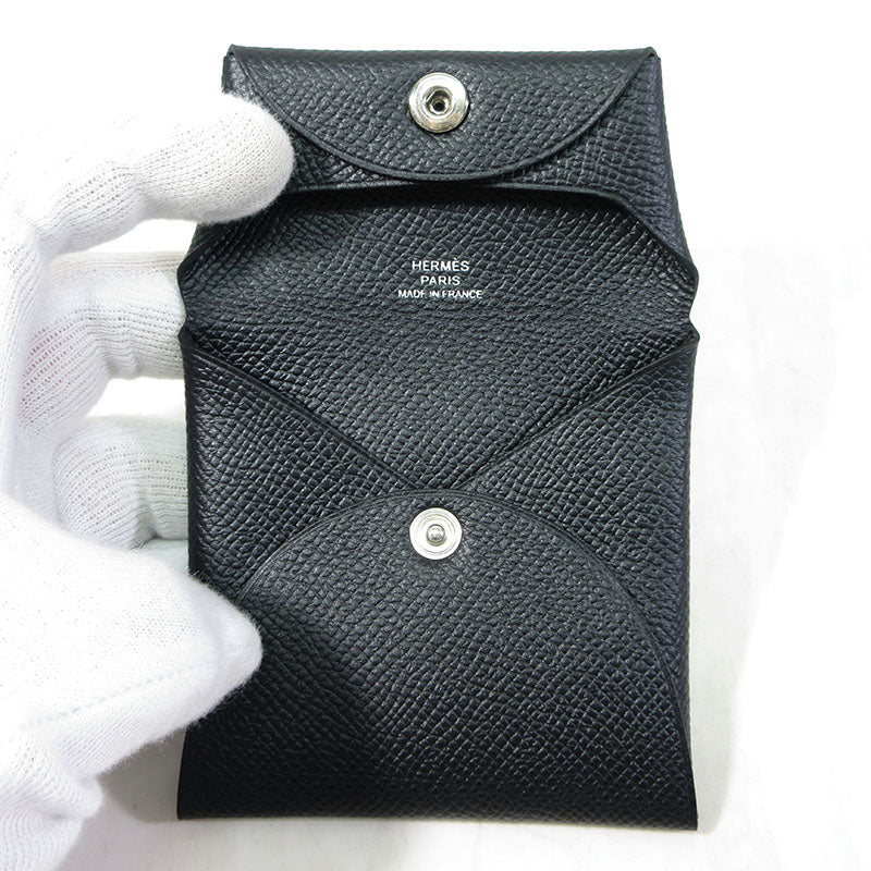HERMES | エルメス Bastia バスティア コインケース D刻印(2019年製) コインケース ブラック【三重本店】