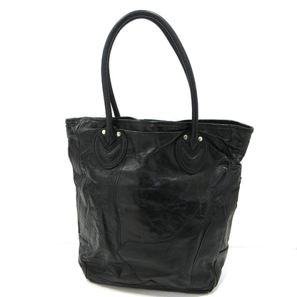 JOE McCOY | ジョーマッコイ PATCH WORK LEATHER TOTE BAG トートバッグ ブラック【三重本店】