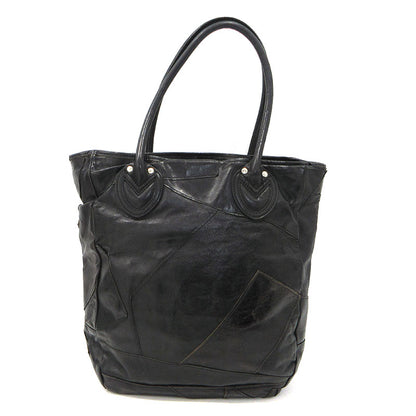 JOE McCOY | ジョーマッコイ PATCH WORK LEATHER TOTE BAG トートバッグ ブラック【三重本店】