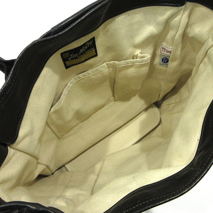 JOE McCOY | ジョーマッコイ PATCH WORK LEATHER TOTE BAG トートバッグ ブラック【三重本店】