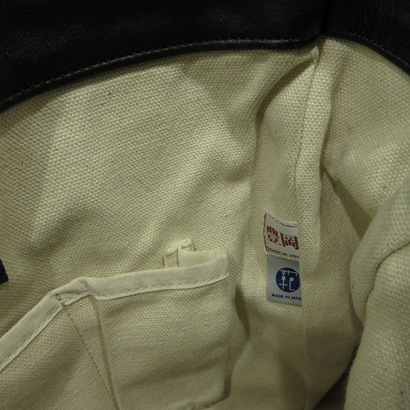 JOE McCOY | ジョーマッコイ PATCH WORK LEATHER TOTE BAG トートバッグ ブラック【三重本店】