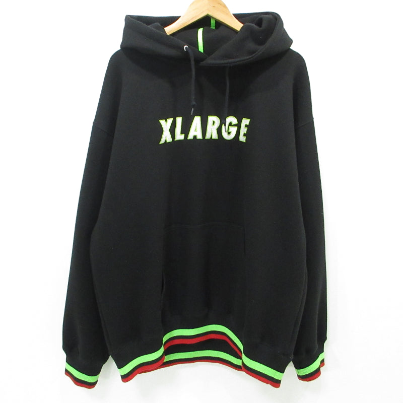 X-LARGE | エクストララージ パーカー 101214012011 ブラック サイズ：XL【三重本店】