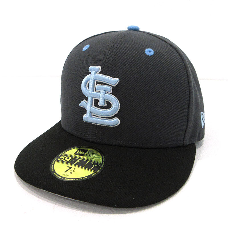 NEW ERA | ニューエラ 7 1/4 (57.7cm) 59FIFTY CARDINALS ﾛｯｸｸﾞﾚｲｼｱ別注 キャップ グレー【三重本店】