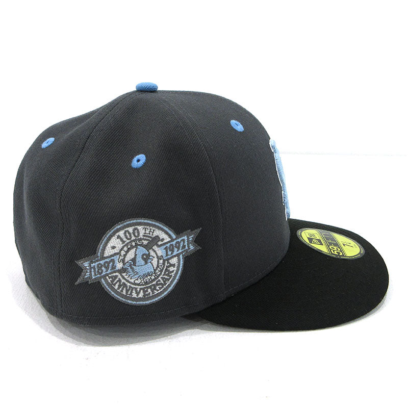 NEW ERA | ニューエラ 7 1/4 (57.7cm) 59FIFTY CARDINALS ﾛｯｸｸﾞﾚｲｼｱ別注 キャップ グレー【三重本店】