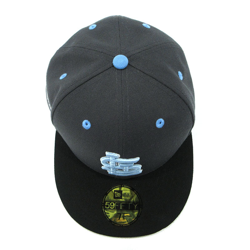 NEW ERA | ニューエラ 7 1/4 (57.7cm) 59FIFTY CARDINALS ﾛｯｸｸﾞﾚｲｼｱ別注 キャップ グレー【三重本店】