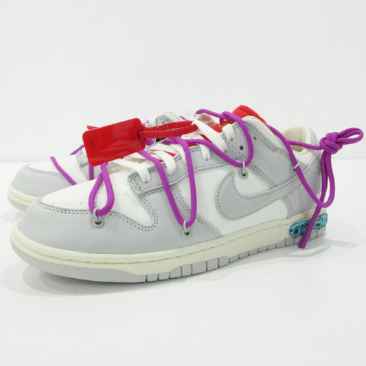 NIKE | ナイキ Dunk Low 1 of 50 ×Off-White ダンク ロー オフホワイト スニーカー DM1602-101 グレー 28.5cm【三重本店】