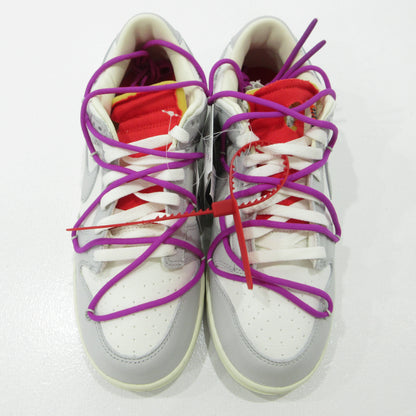 NIKE | ナイキ Dunk Low 1 of 50 ×Off-White ダンク ロー オフホワイト スニーカー DM1602-101 グレー 28.5cm【三重本店】
