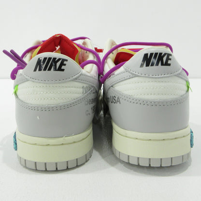 NIKE | ナイキ Dunk Low 1 of 50 ×Off-White ダンク ロー オフホワイト スニーカー DM1602-101 グレー 28.5cm【三重本店】