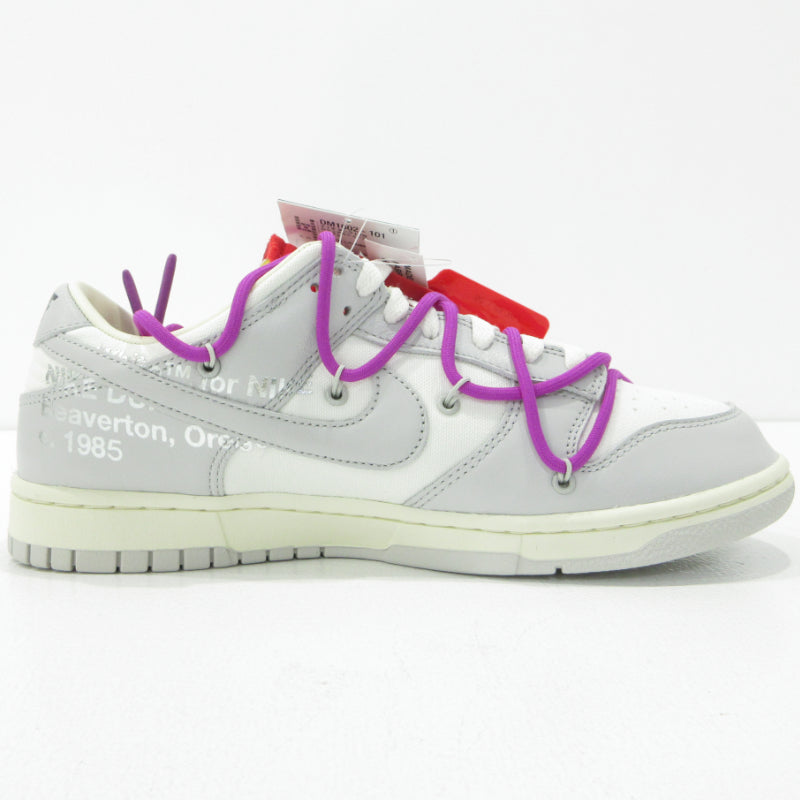 NIKE | ナイキ Dunk Low 1 of 50 ×Off-White ダンク ロー オフホワイト スニーカー DM1602-101 グレー 28.5cm【三重本店】
