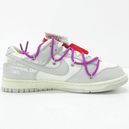 NIKE | ナイキ Dunk Low 1 of 50 ×Off-White ダンク ロー オフホワイト スニーカー DM1602-101 グレー 28.5cm【三重本店】