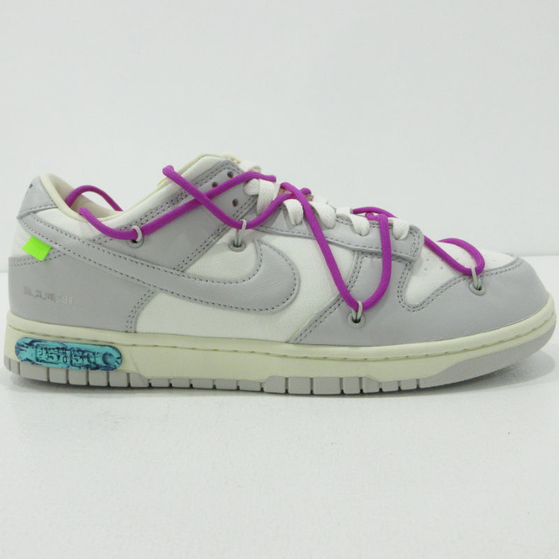 NIKE | ナイキ Dunk Low 1 of 50 ×Off-White ダンク ロー オフホワイト スニーカー DM1602-101 グレー 28.5cm【三重本店】