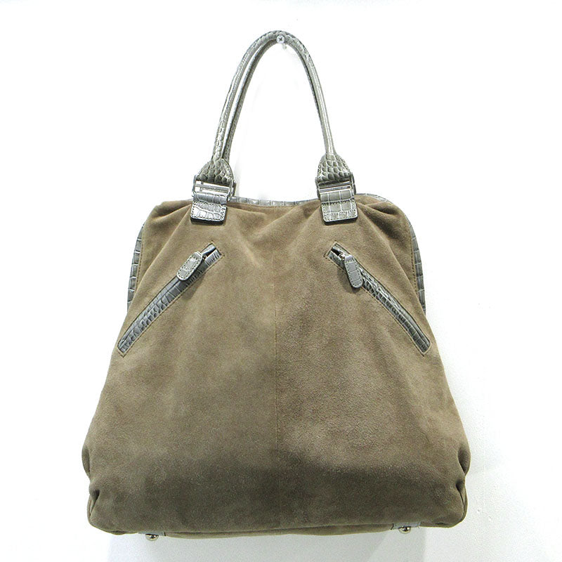 muta l ムータ 8BAG スエード トートバッグ ブラウン【三重本店】