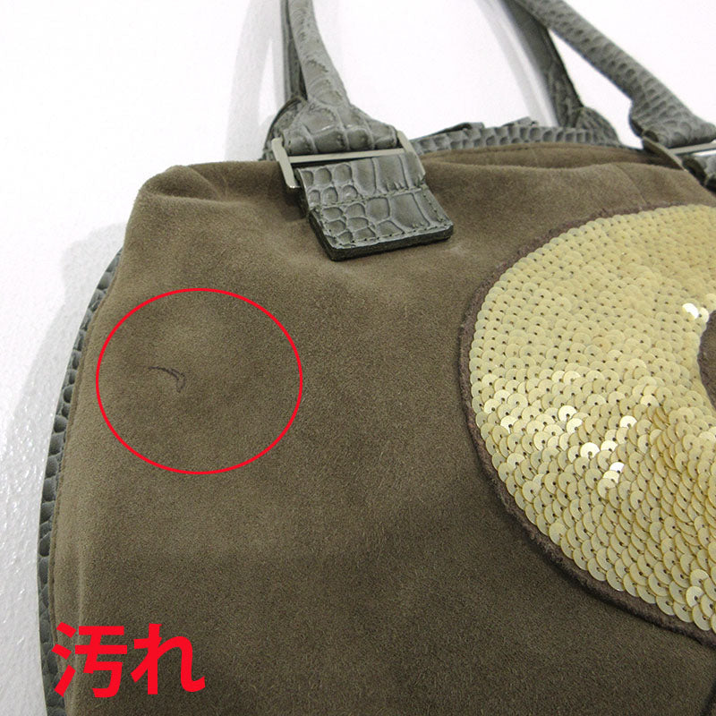 muta l ムータ 8BAG スエード トートバッグ ブラウン【三重本店】