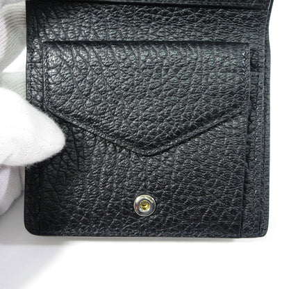 Maison Margiela | メゾンマルジェラ 二つ折り財布 / レザーウォレット 二つ折り財布 S55UI0140 ブラック【三重本店】