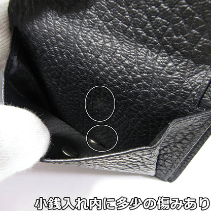 Maison Margiela | メゾンマルジェラ 二つ折り財布 / レザーウォレット 二つ折り財布 S55UI0140 ブラック【三重本店】