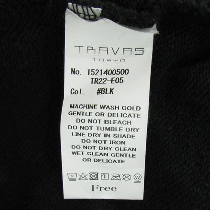 TRAVAS TOKYO | トラバストーキョー ピクセルクマプルオーバーパーカー パーカー TR22-E05 ブラック【三重本店】