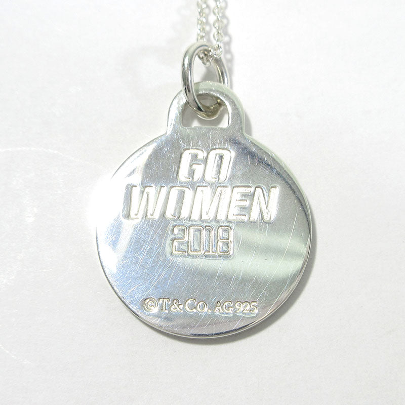 Tiffany&co | ティファニー 名古屋ウィメンズマラソン2018 完走記念 ペンダント / スプレーマム モチーフ GO WOMEN 2018 ネックレス シルバー【三重本店】