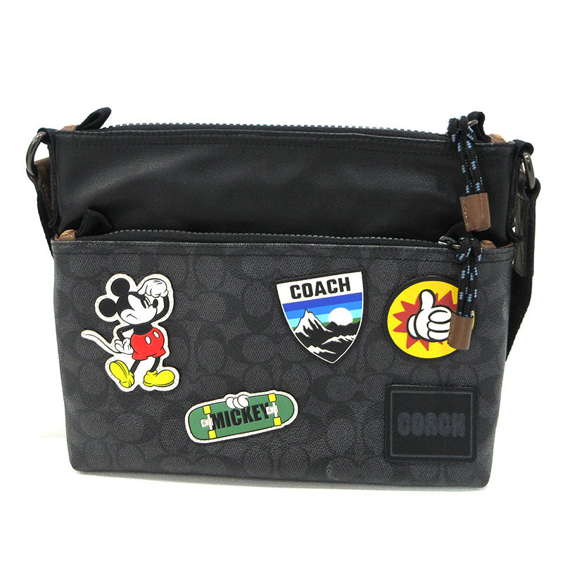 COACH | コーチ ディズニー×COACH THE PLAY ショルダーバッグ 3842 ブラック【三重本店】