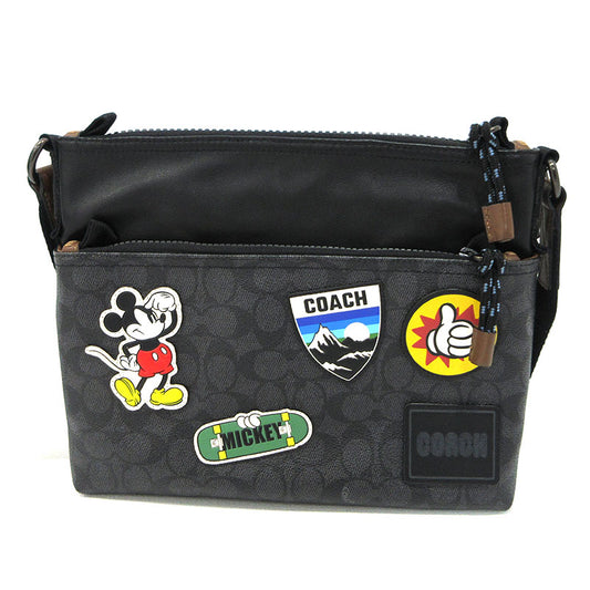 COACH | コーチ ディズニー×COACH THE PLAY ショルダーバッグ 3842 ブラック【三重本店】