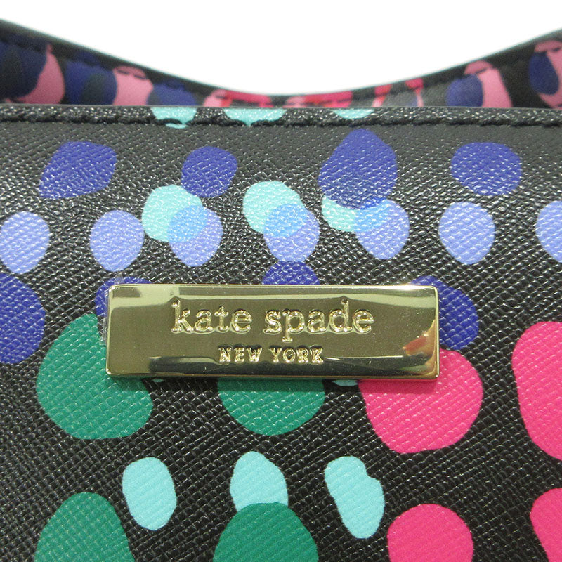 kate spade NEW YORK | ケイトスペードニューヨーク Laurel Way Evangelie bag 2way ショルダーバッグ トートバッグ ブラック×マルチカラー【三重本店】