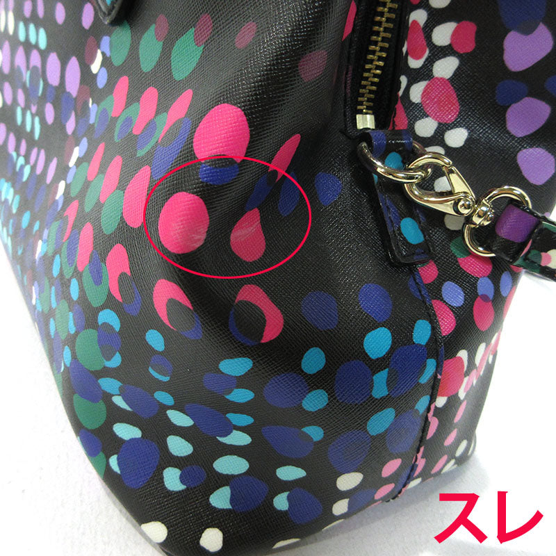 kate spade NEW YORK | ケイトスペードニューヨーク Laurel Way Evangelie bag 2way ショルダーバッグ トートバッグ ブラック×マルチカラー【三重本店】