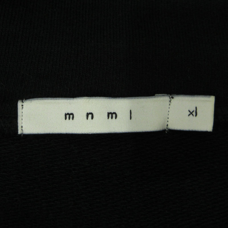 mnml | ミニマル プルオーバーパーカー パーカー ブラック サイズ：XL【三重本店】