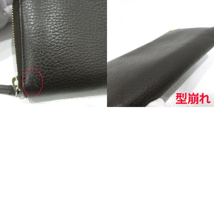 GUCCI | グッチ インターロッキングG ラウンドファスナー 長財布 449347 ブラウン【三重本店】